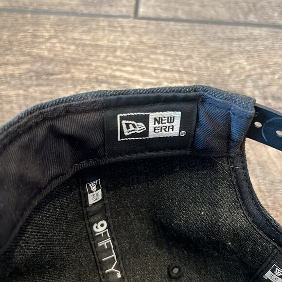 NWOT New Era 9Fifity Snapback Chicago Bulls Grey Black Hat - Picture 5 of 5